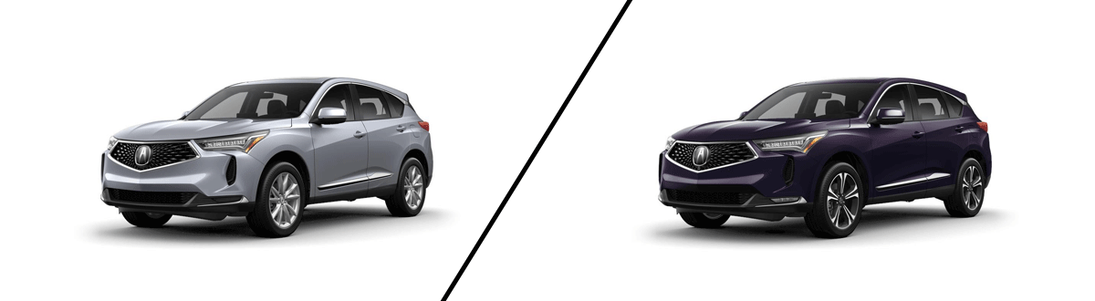 2022 Acura RDX Base vs 2022 Acura RDX Advance