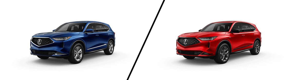 2024 Acura MDX Base vs 2024 Acura MDX A-Spec® Package