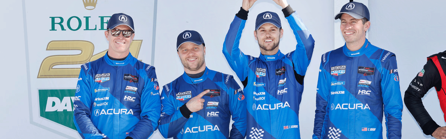 Podium Finish for Acura in Close Rolex 24 Race